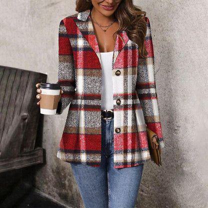 Ricarda® | Langärmelige Oberbekleidung mit Revers im Vintage-Stil