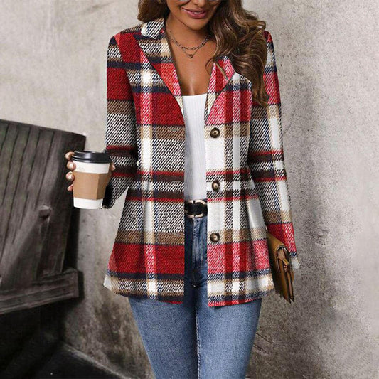 Ricarda® | Langärmelige Oberbekleidung mit Revers im Vintage-Stil