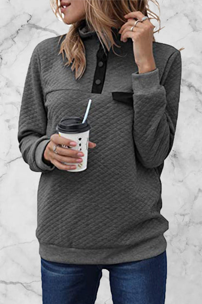 Zaira® | Lässige, solide Patchwork-Rollkragenpullover