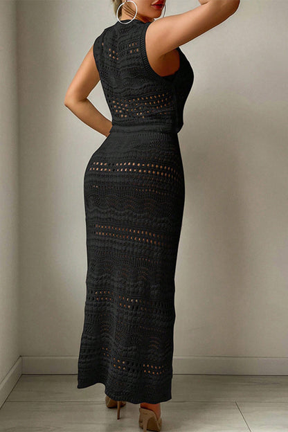 Imelda® | Sexy, aushöhlen, O-Ausschnitt, ärmellos, zweiteilig (3 Farben)