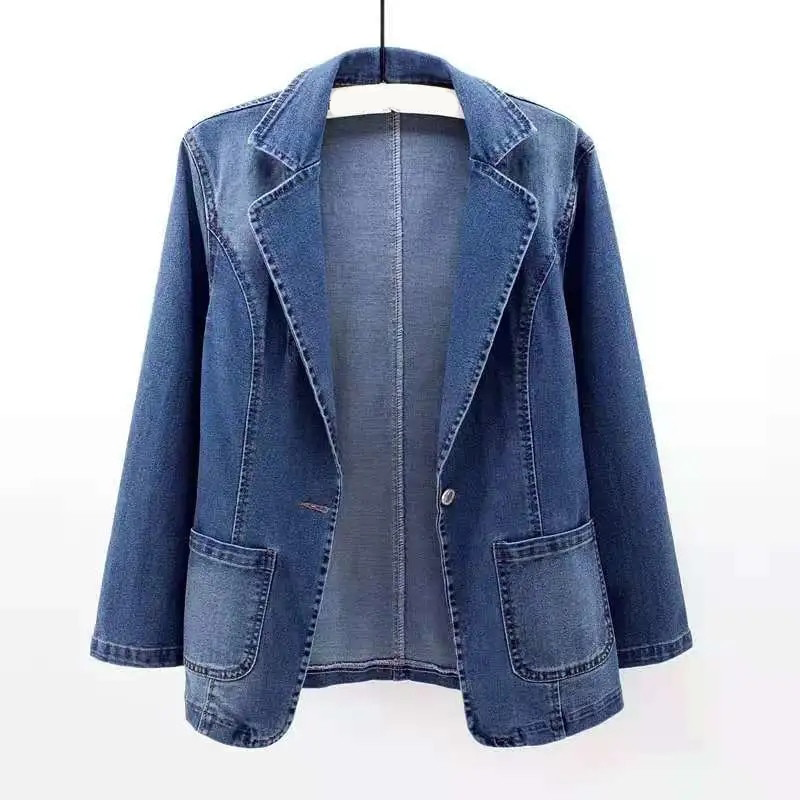 Ida's Denim Luxe Classic Blazer