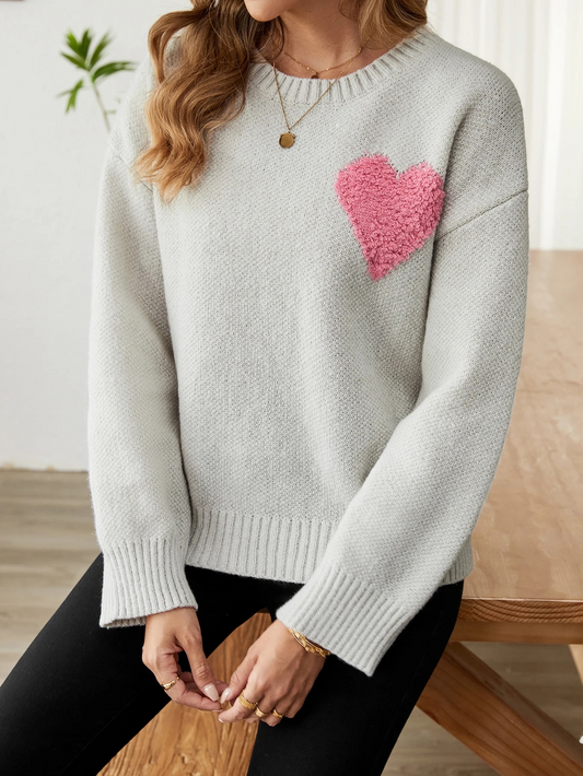 Xenia® | Warmer Pullover mit Herzdesign