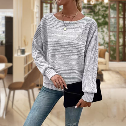 Theda® | Lässiger Charme Gerippter Pullover