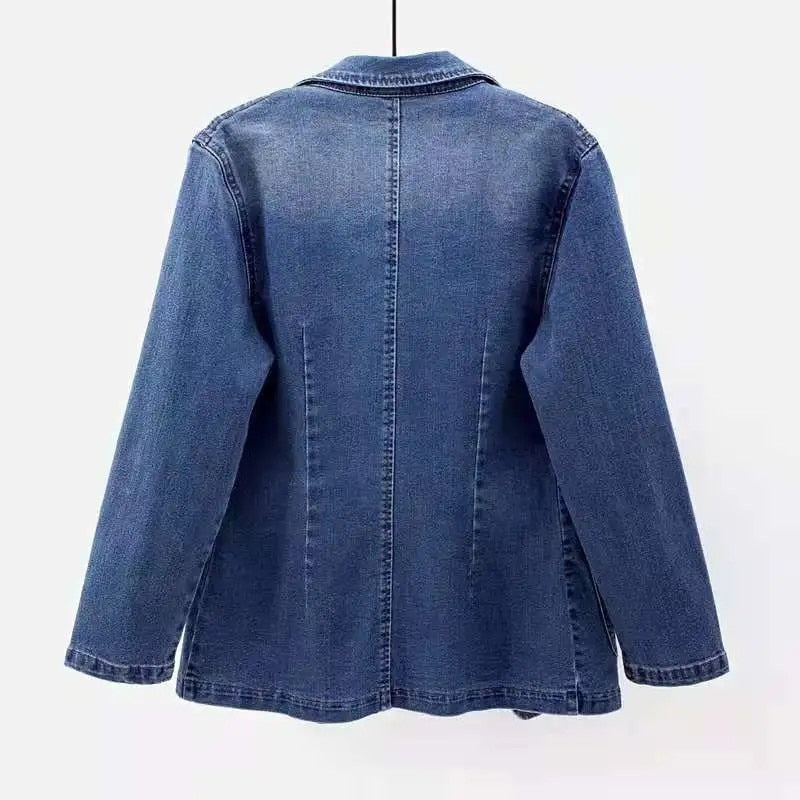 Ida's Denim Luxe Classic Blazer