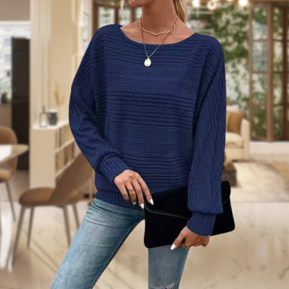 Theda® | Lässiger Charme Gerippter Pullover