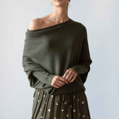 Abril® | Elegante Off Shoulder Trui Damen