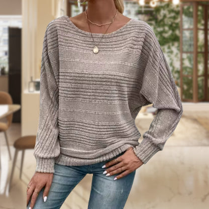 Theda® | Lässiger Charme Gerippter Pullover