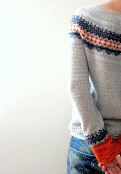 Isley - Fair Isle Pullover in Love