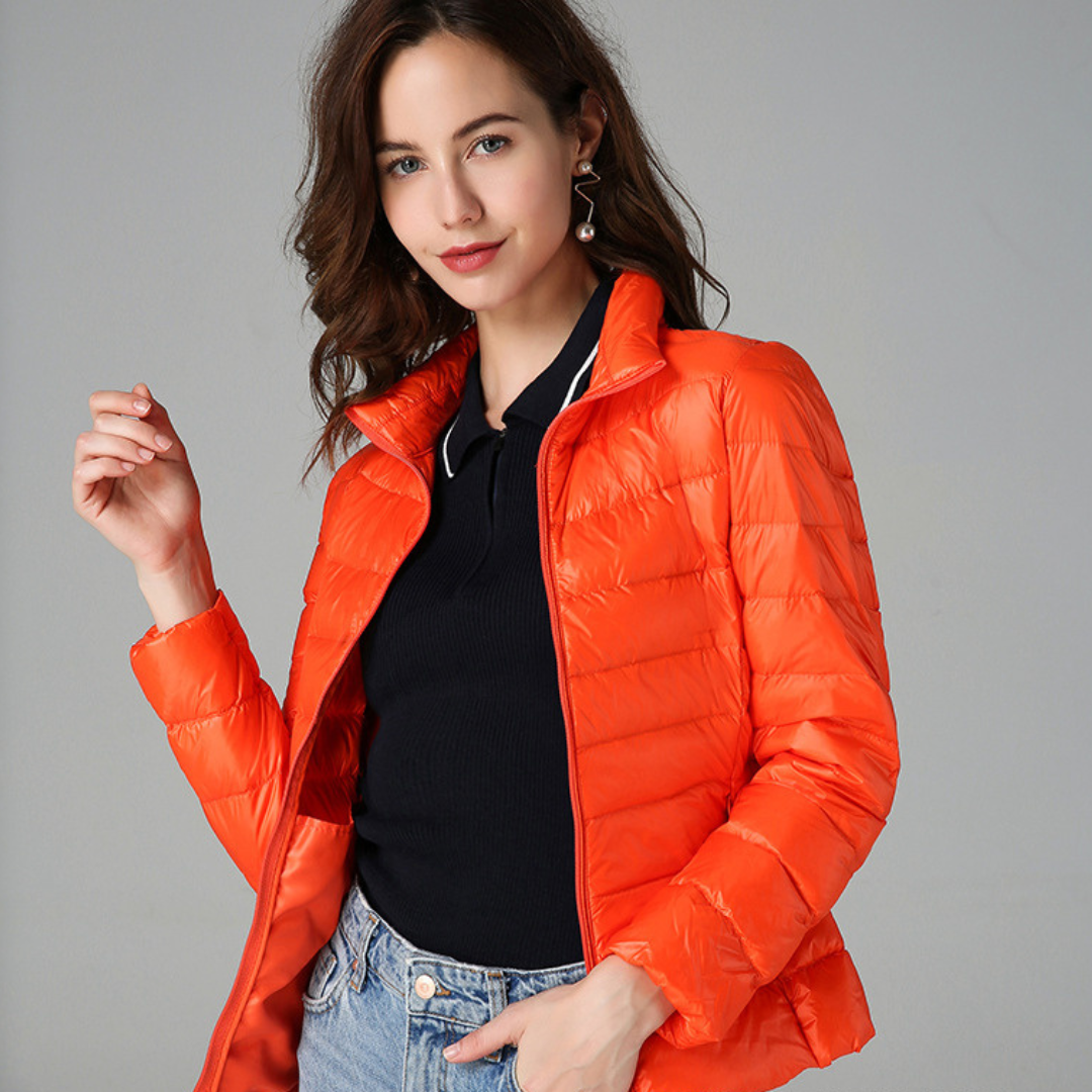 Monika® | Ultraleichte packbare Pufferjacke