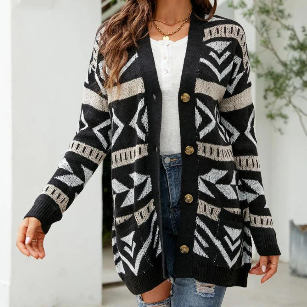 Camila® | Moderne und modische Winter-Strickjacke