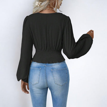 Franziska® | Elegante Bluse mit Wickeloptik