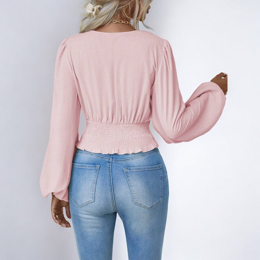 Franziska® | Elegante Bluse mit Wickeloptik