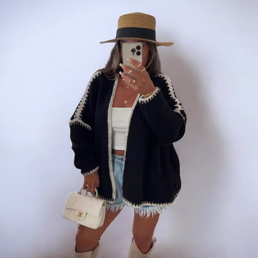 Kathleen® | Elegante Strickjacke im OverGröße-Stil