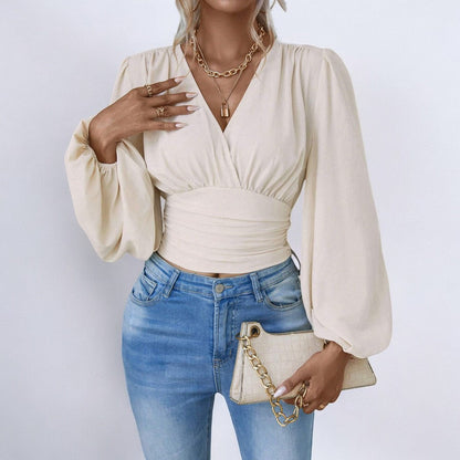 Franziska® | Elegante Bluse mit Wickeloptik