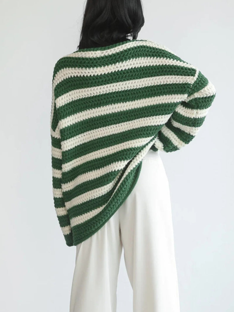 Zoé® | Gestreifter Strickpullover