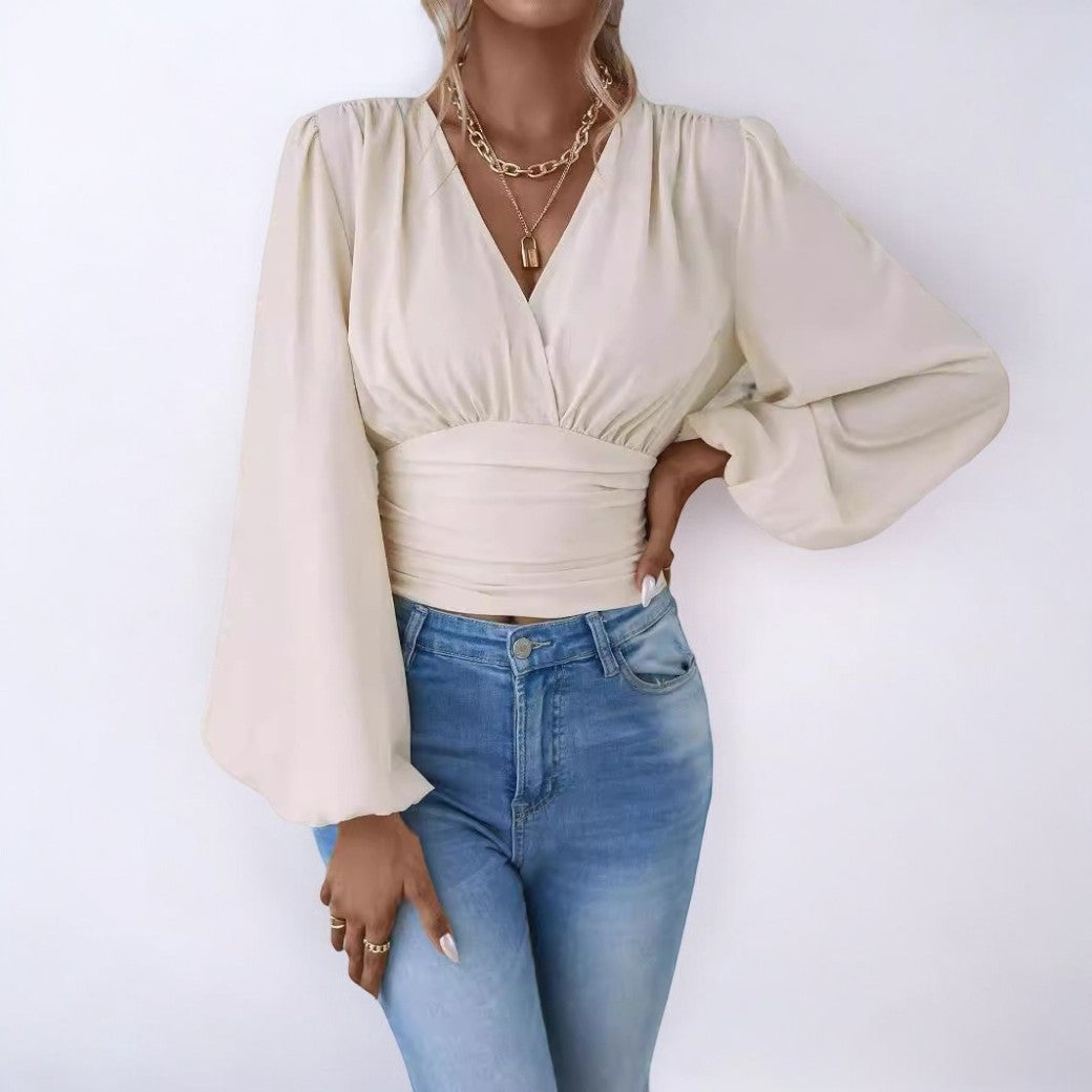 Franziska® | Elegante Bluse mit Wickeloptik