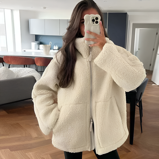 Leonie® | Gemütliche Teddy Zip-Up Jacke