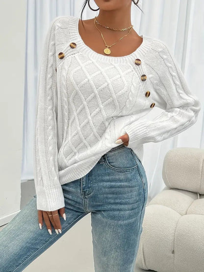 Enid® | Stilvoller Zopfmuster-Pullover