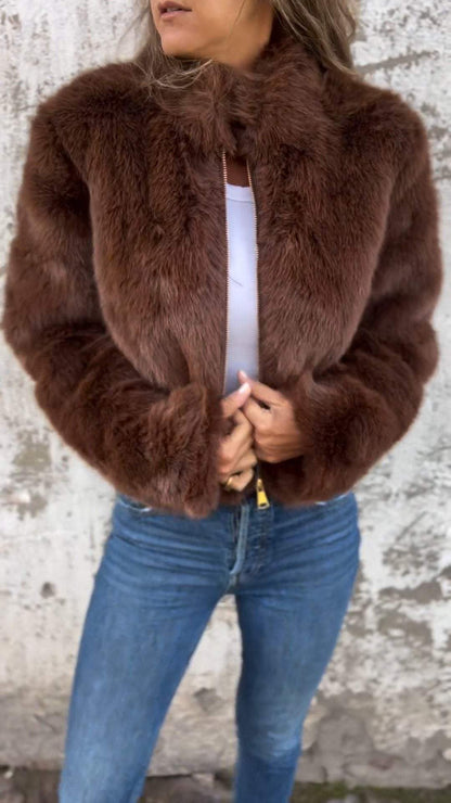 Janina® | Faux Fur Jacket