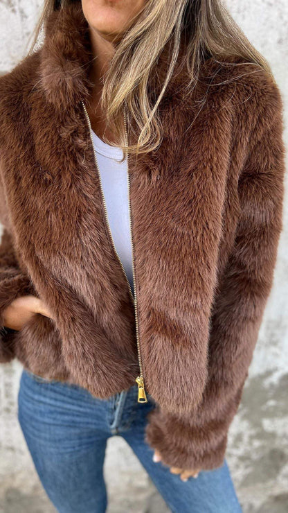 Janina® | Faux Fur Jacket