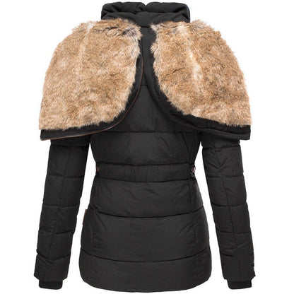 Amara® | Wintertaugliche Steppjacke mit Kunstfellkapuze