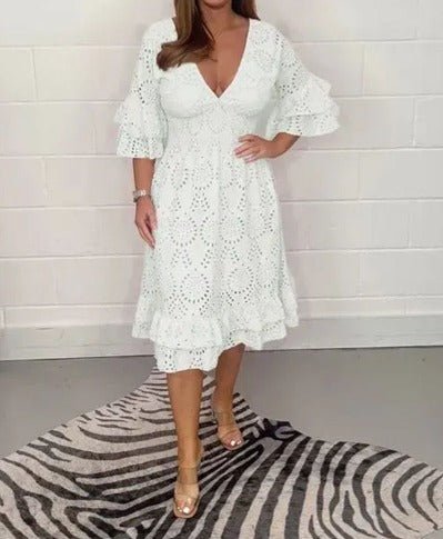 Abigaíl® | Elegantes Spitzenkleid für stilvolle Anlässe