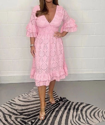 Abigaíl® | Elegantes Spitzenkleid für stilvolle Anlässe