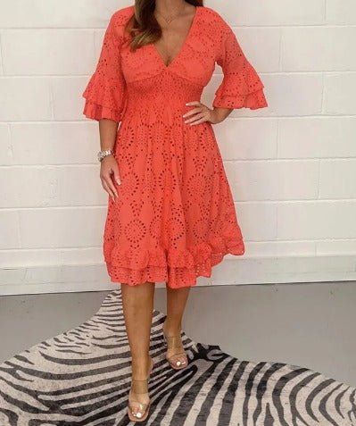 Abigaíl® | Elegantes Spitzenkleid für stilvolle Anlässe